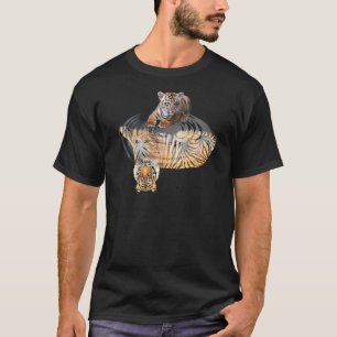 Tiger Reflection Cat For Friend Cat T-Shirt