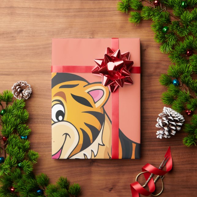 Tiger Resting Wrapping Paper (Holiday Gift)
