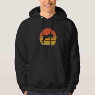Tiger Retro Vintage 60s 70s Sunset Wild Animal Hoodie