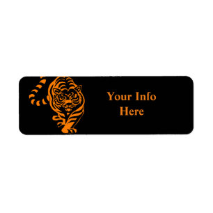 Tiger Return Address Label