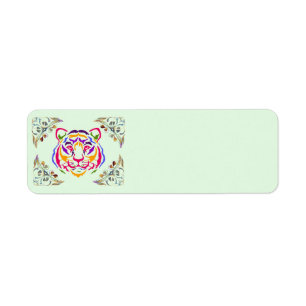 Tiger Return Address Label