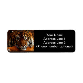 Tiger Return Address Label