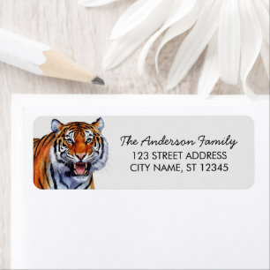 Tiger Return Address Return Address Label
