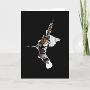 Tiger Roar Big Cat Card