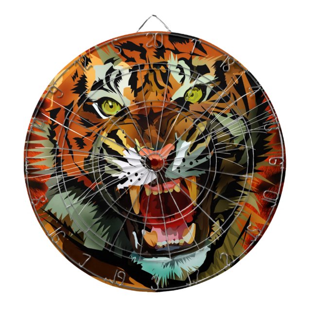 Tiger Roar Dartboard (Front)