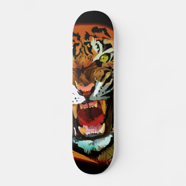 Tiger Roar Skateboard (Front)