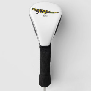 Tiger salamander cartoon illustration golf head cover