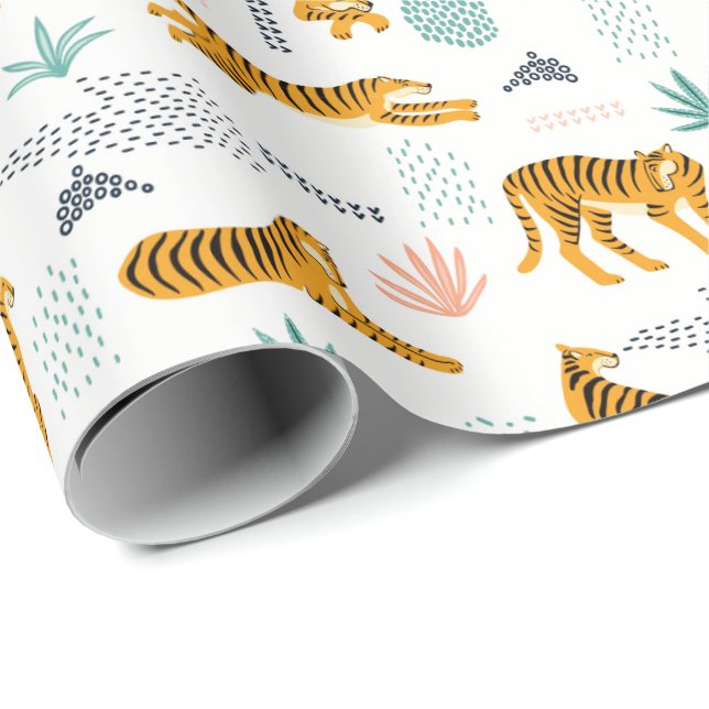 Tiger Sanctuary Wrapping Paper (Roll Corner)