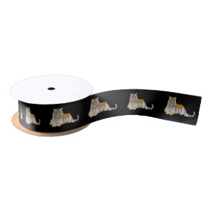 Tiger Satin Ribbon