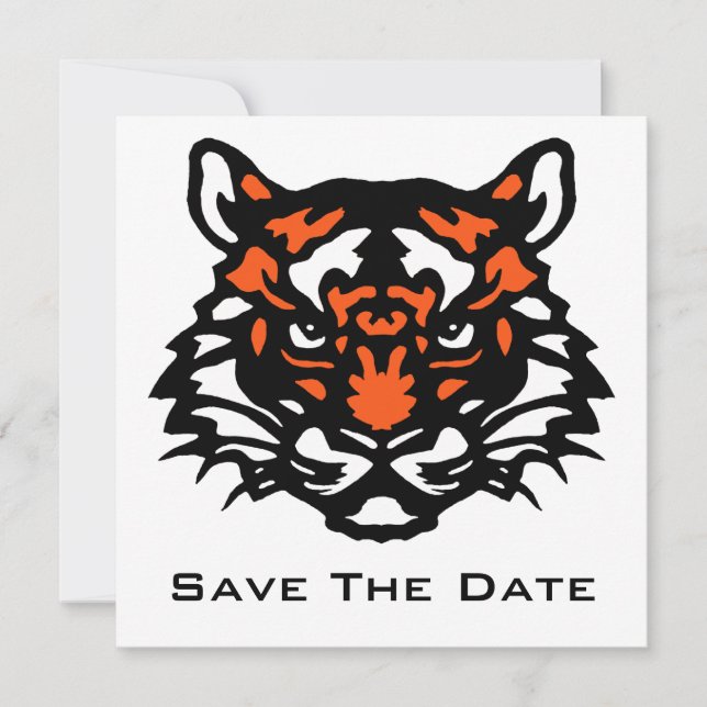 Tiger Save The Date (Front)