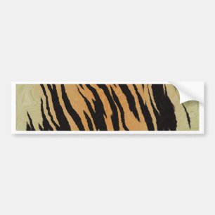 Tiger seamless pattern texture background bumper sticker