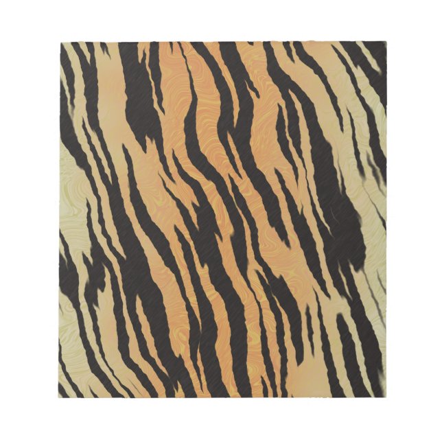 Tiger seamless pattern texture background notepad (Front)
