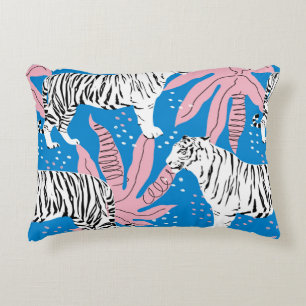 Tiger seamless pattern,wild animal background,tren decorative cushion