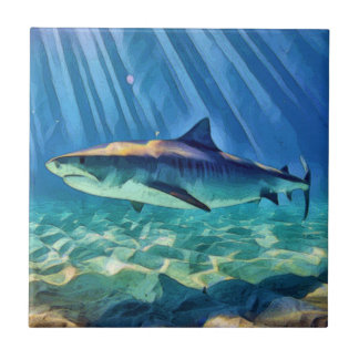 Tiger Shark Ceramic Tile