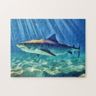 Tiger Shark Jigsaw Puzzle