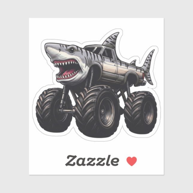 Tiger Shark Monster Truck  (Sheet)