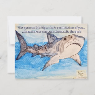Tiger Shark Postcard
