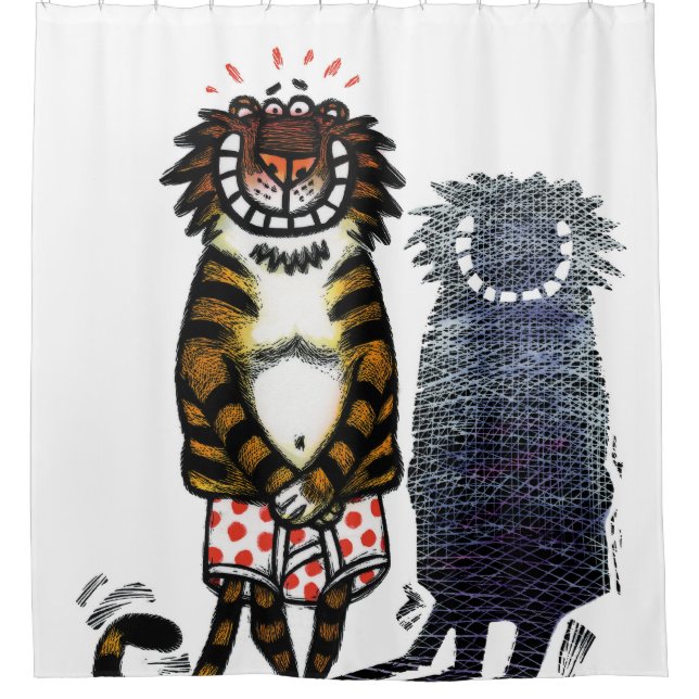 Tiger Shower Curtain (Front)