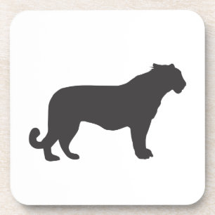 Tiger Silhouette Coaster
