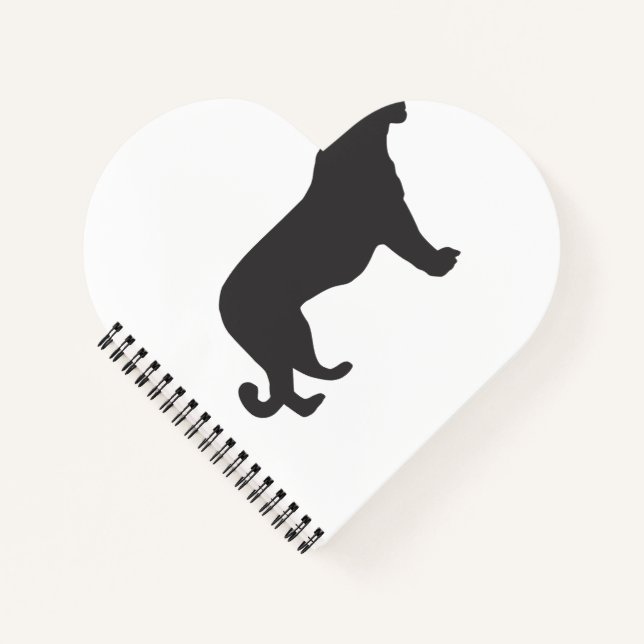 Tiger Silhouette Notebook (Front)