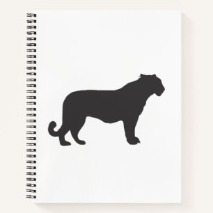 Tiger Silhouette Notebook
