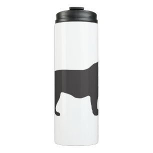Tiger Silhouette Thermal Tumbler
