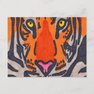 Tiger (single) - Postcard