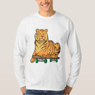 Tiger Skater Skateboard T-Shirt