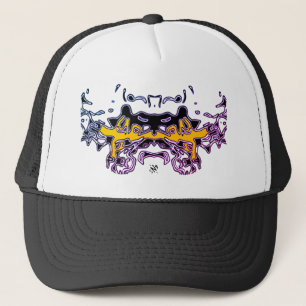 Tiger Sketch (Yellow 1) Trucker Hat