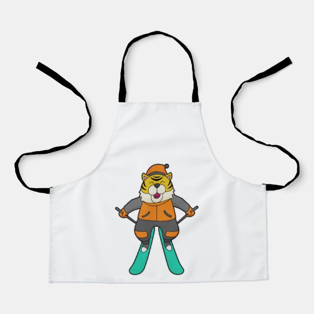 Tiger Skier Ski Apron (Front)