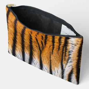 Tiger Skin Accessory Pouch