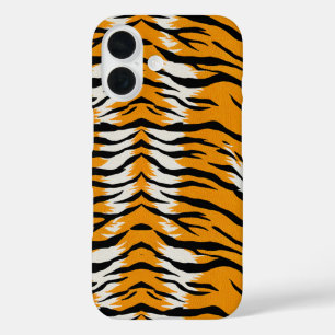 Tiger Skin Animal Print Pattern Design  iPhone 16 Case