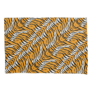 Tiger Skin Animal Print Pattern Design Pillowcase
