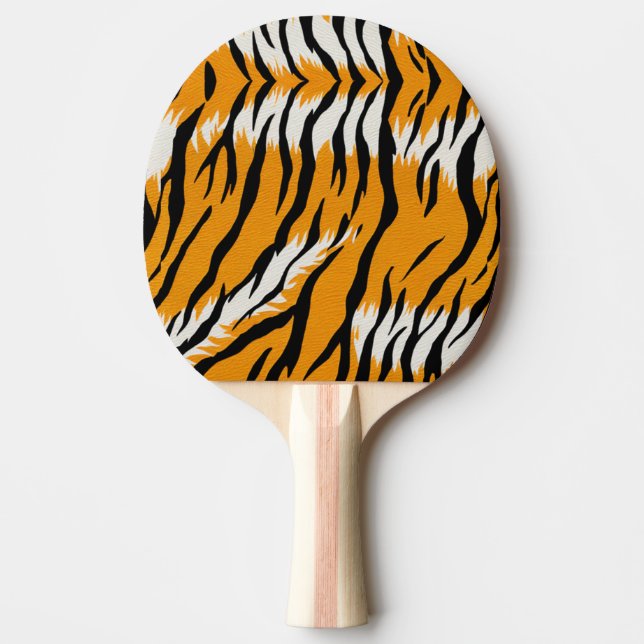 Tiger Skin Animal Print Pattern Design  Ping Pong Paddle (Front)