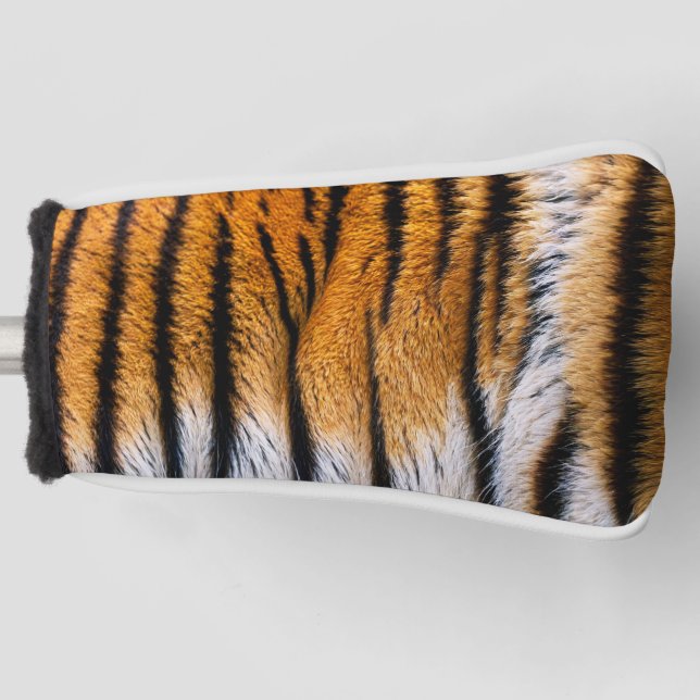 Tiger Skin Golf Head Cover (Front)
