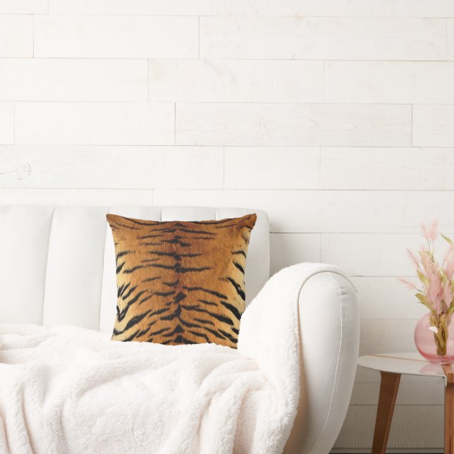 Tiger Skin Print Cushion (Couch)