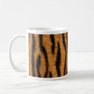 Tiger skin print design, Tiger stripes pattern Coffee Mug