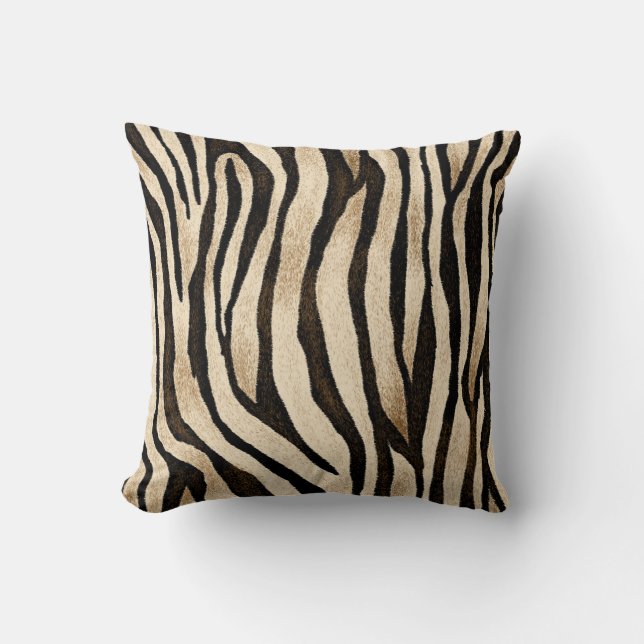 Tiger Skin Seamless Texture Cushion (Front)