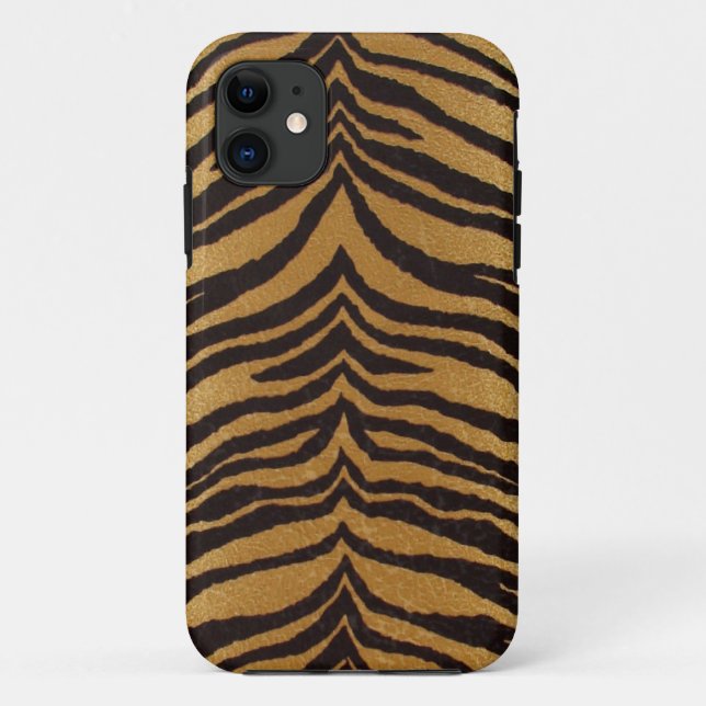 Tiger Skin Stripes Pattern Case-Mate iPhone Case (Back)