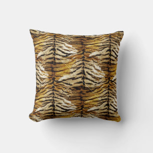 Tiger skin, stylish, tiger, striped, animal print, cushion