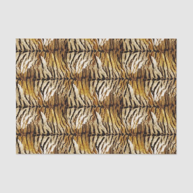 Tiger skin, stylish, tiger, striped, animal print, tissue paper (Front)