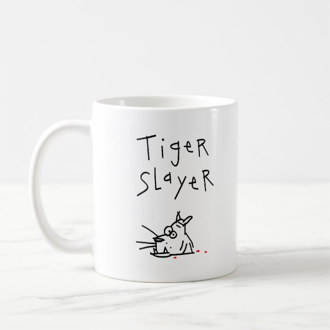 Tiger Slayer Coffee Mug (Left)
