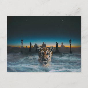 tiger spirit postcard