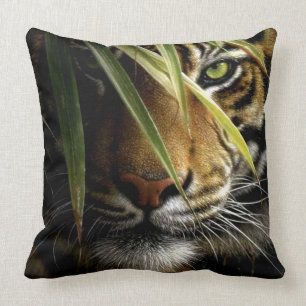 Tiger Square Throw Pillow