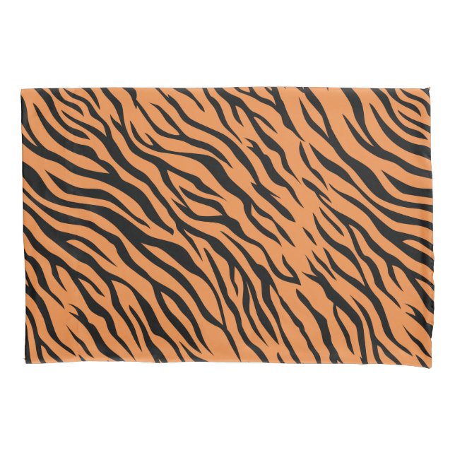Tiger Standard Size Pillow Case Pair (Front-Left)