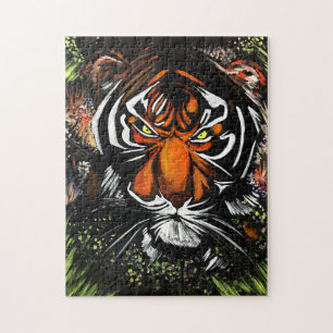 Tiger Stare Jigsaw Puzzle