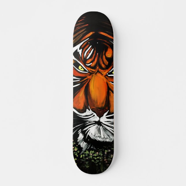 Tiger Stare Skateboard (Front)