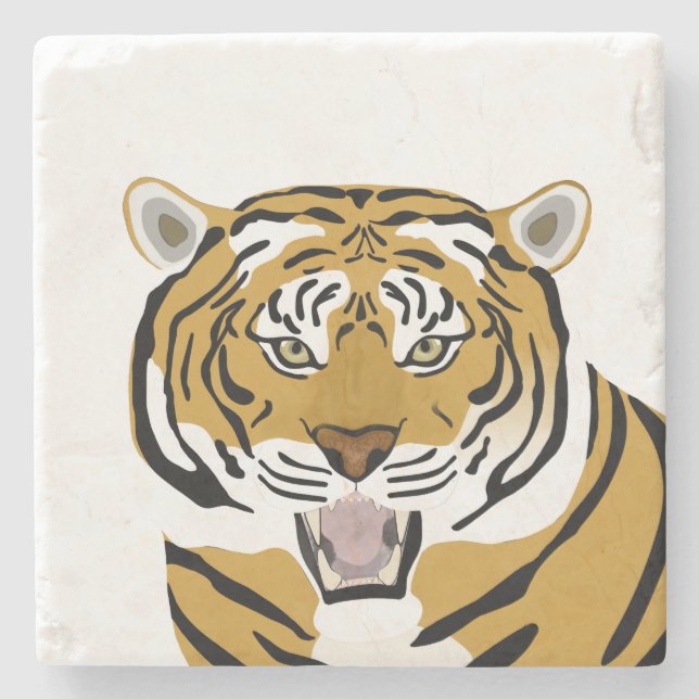 Tiger Stone Coaster (Front)