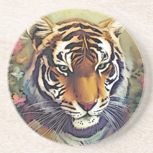 Tiger Stone Coaster (Front)