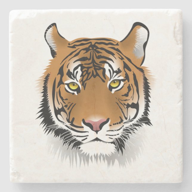 Tiger Stone Coaster (Front)